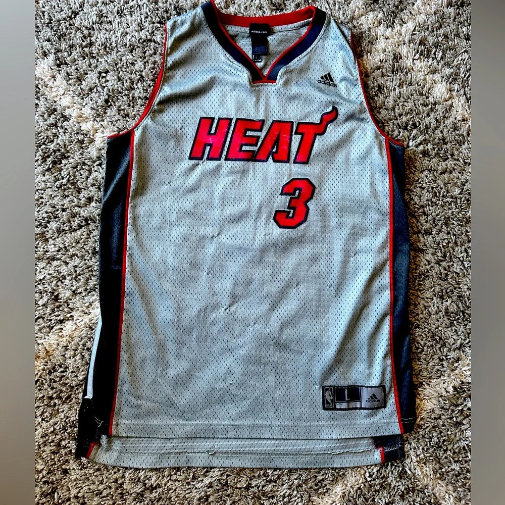 Adidas Miami Heat Dwayne Wade jersey